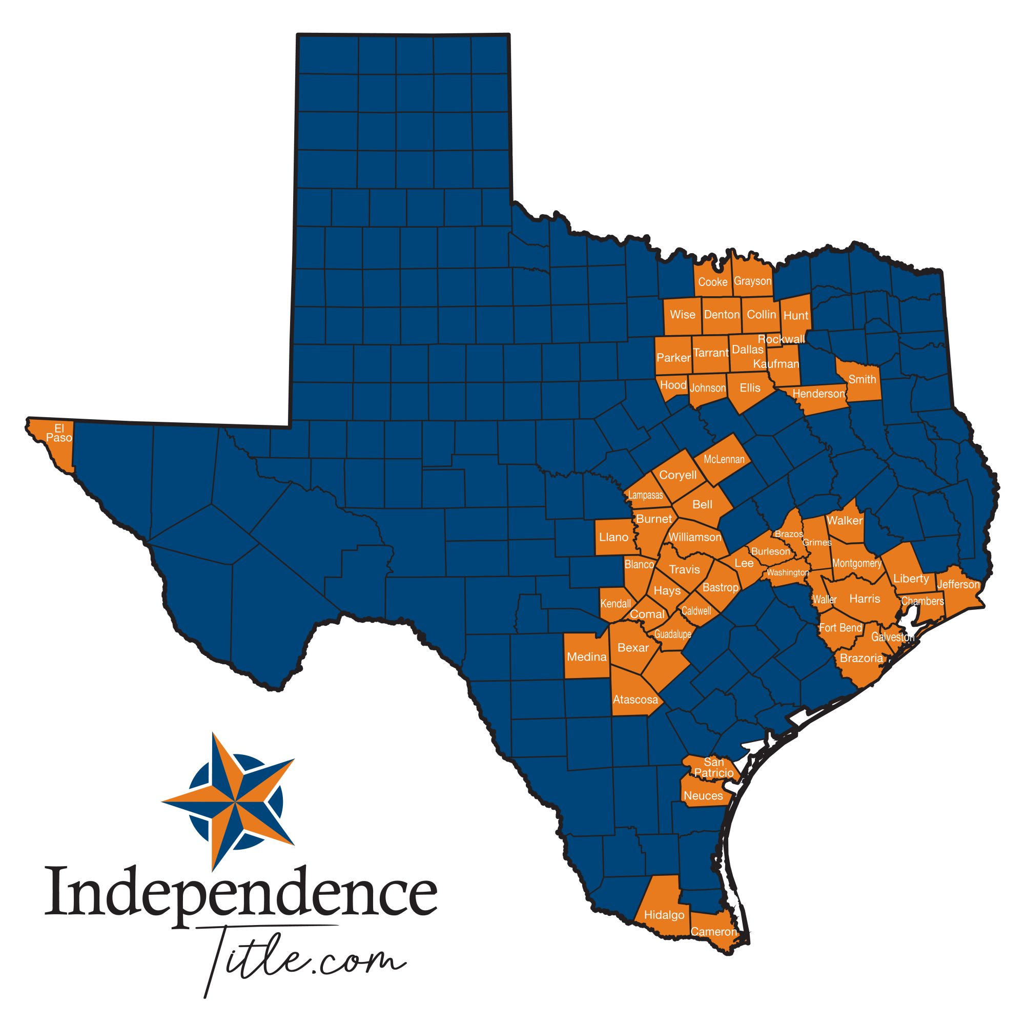 Independence Title County Map