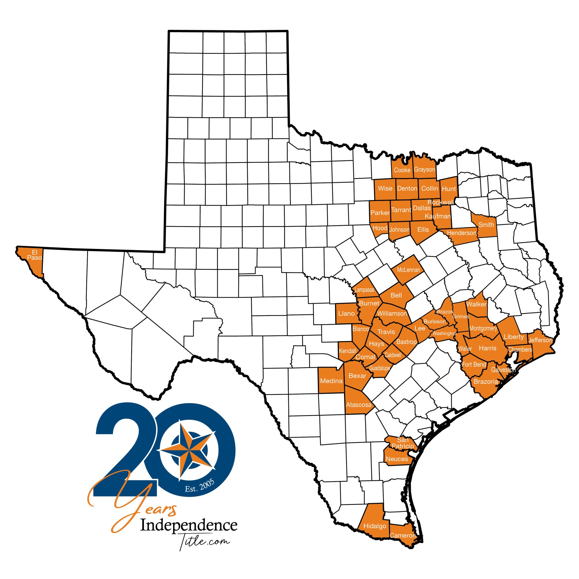 Independence Title County Map