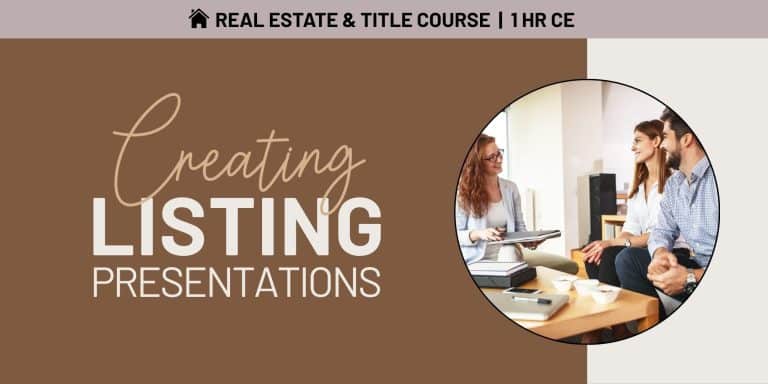 creating listing presentations