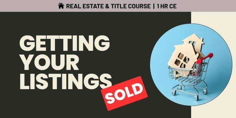 getting your listings sold