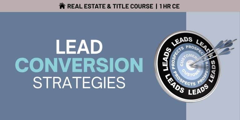 Lead conversion strategies