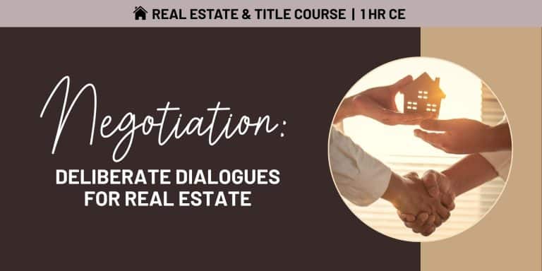 negotiation: deliberate dialogues for real estate