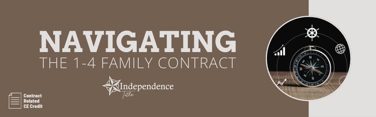 navigating the 1 to 4 family contract