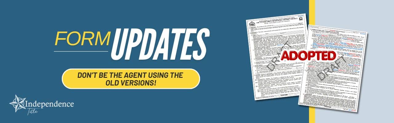 Form updates