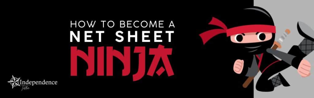 How to Become a Net Sheet Ninja
