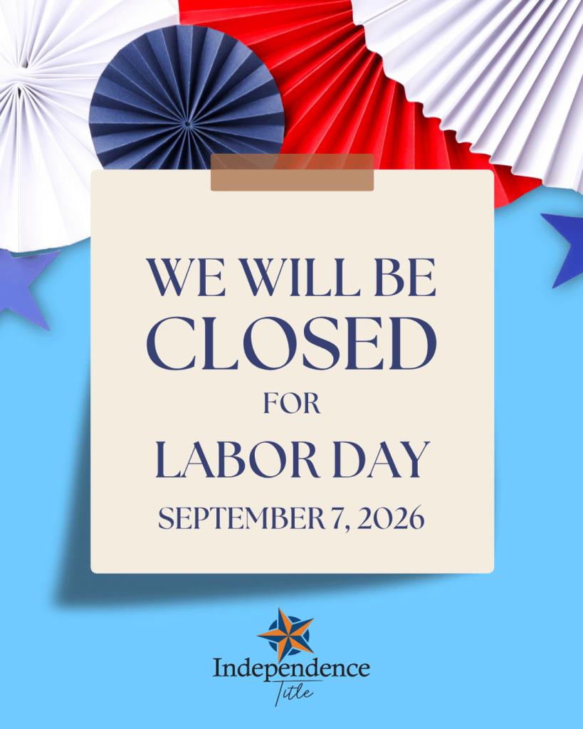 Labor Day closure notice for September 7, 2026