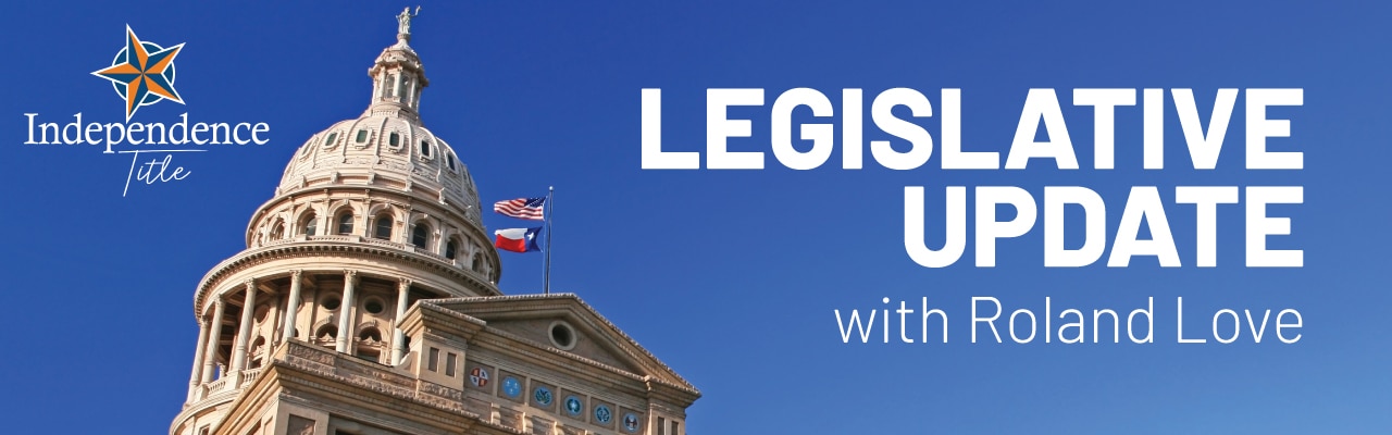 Legislative Update with Roland Love