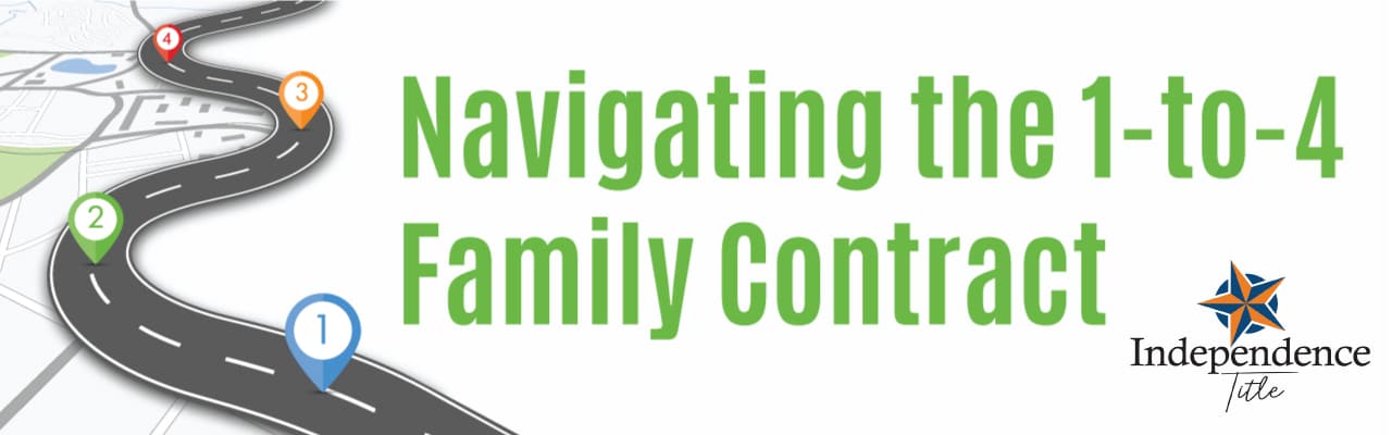 Navigating the 1 to 4 Family Contract