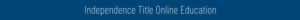Independence Title Online Education