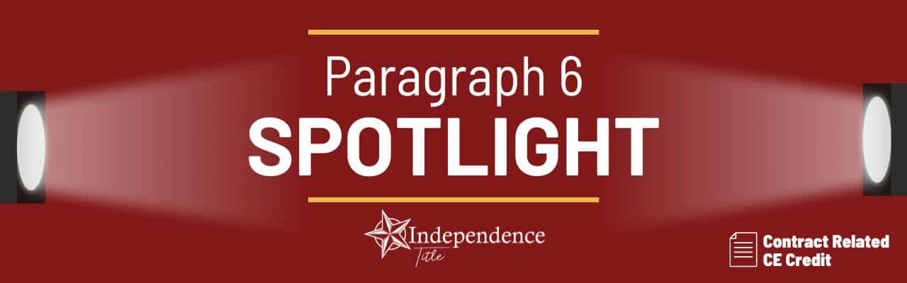 Paragraph 6 Spotlight