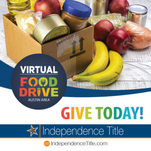 Virtual Food Drive Graphic Austin