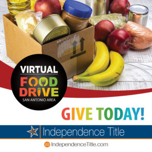San Antonio Virtual Food Drive Graphic